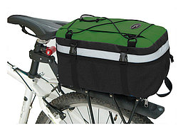 Велосумка на багажник Турлан Крок-15 л зеленый/черный