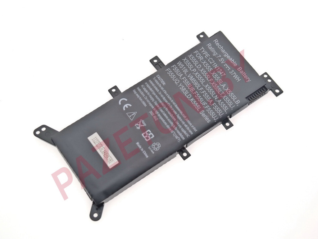 АКБ для ноутбука Asus K555LD K555LD K555LN K555YI li-pol 7,6v 4800mah черный