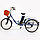 Электровелосипед GreenCamel Trike-24 R24 (250W 48V 10Ah) 7sp синий, фото 6