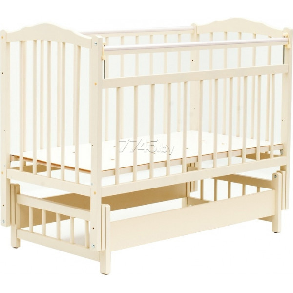 Кровать детская Bambini Classic 11, белый/розовый - фото 3 - id-p186991535