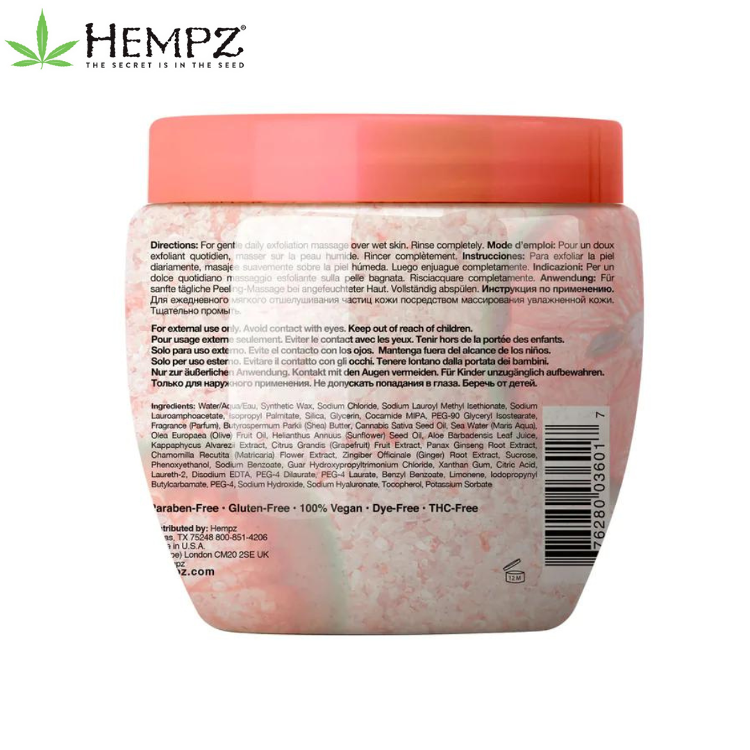 Скраб для тела Помело и Гималайская Соль Hempz Pink Pomelo & Himalayan Sea Salt Herbal Body Salt Scrub - фото 4 - id-p204485908