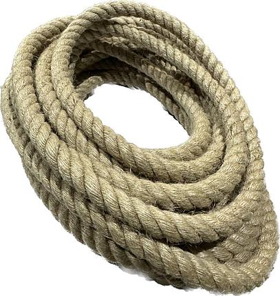 Веревка джутовая 14мм 10 метров (+/-10%), фото 2