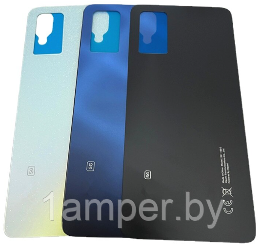 Задняя крышка Original для Xiaomi 11T 5G Черная, бело-голубая