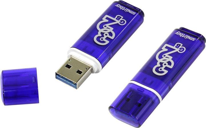 Накопитель SmartBuy Glossy SB32GBGS-DB USB3.0 Flash Drive 32Gb (RTL) - фото 1 - id-p204487485