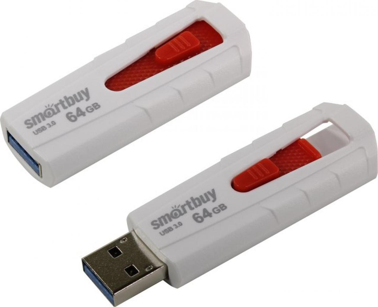 Накопитель SmartBuy SB64GBIR-W3 USB3.0 Flash Drive 64Gb (RTL) - фото 1 - id-p204487562