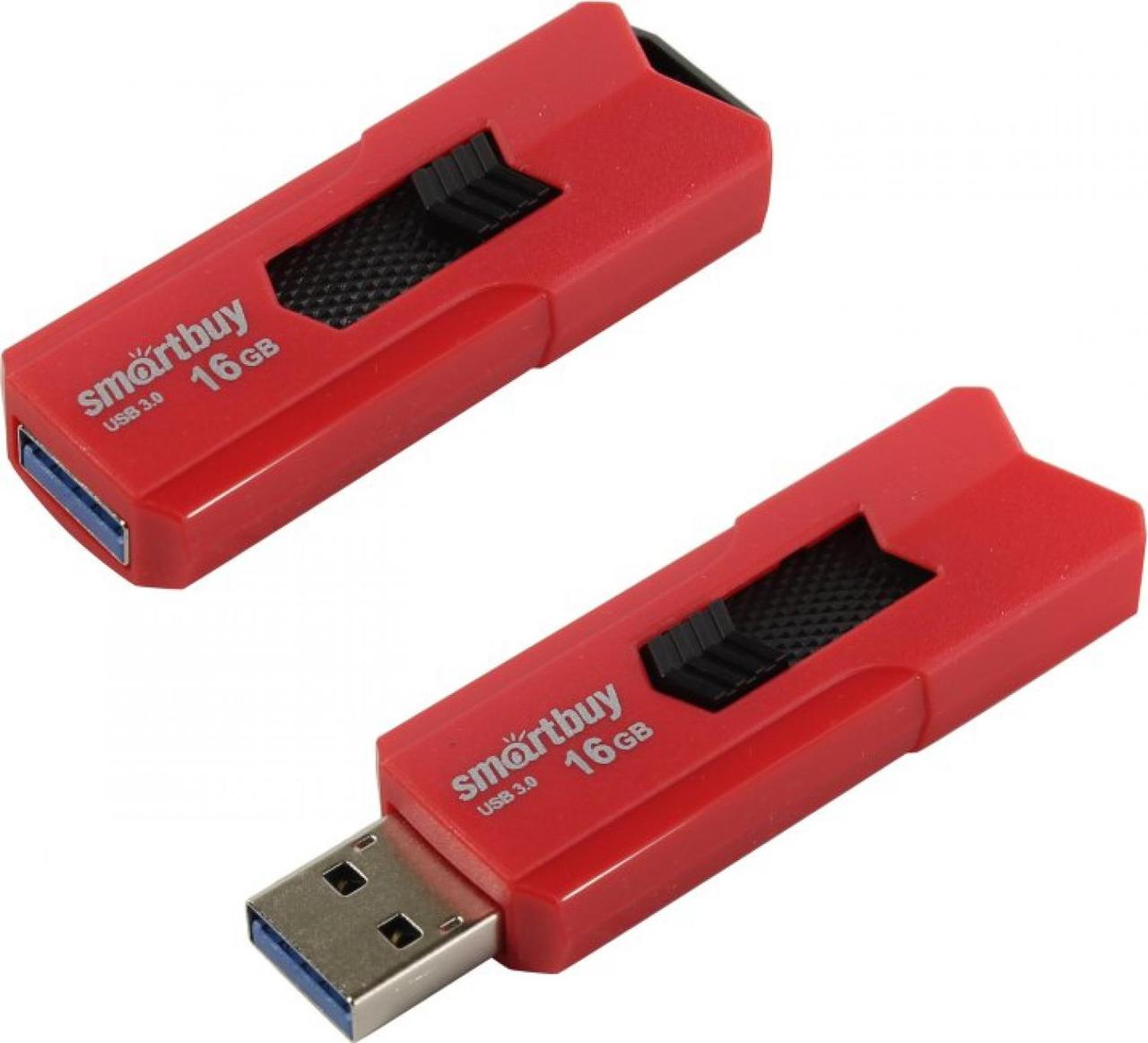 Накопитель SmartBuy SB16GBST-R3 USB3.0 Flash Drive 16Gb (RTL) - фото 1 - id-p204487566