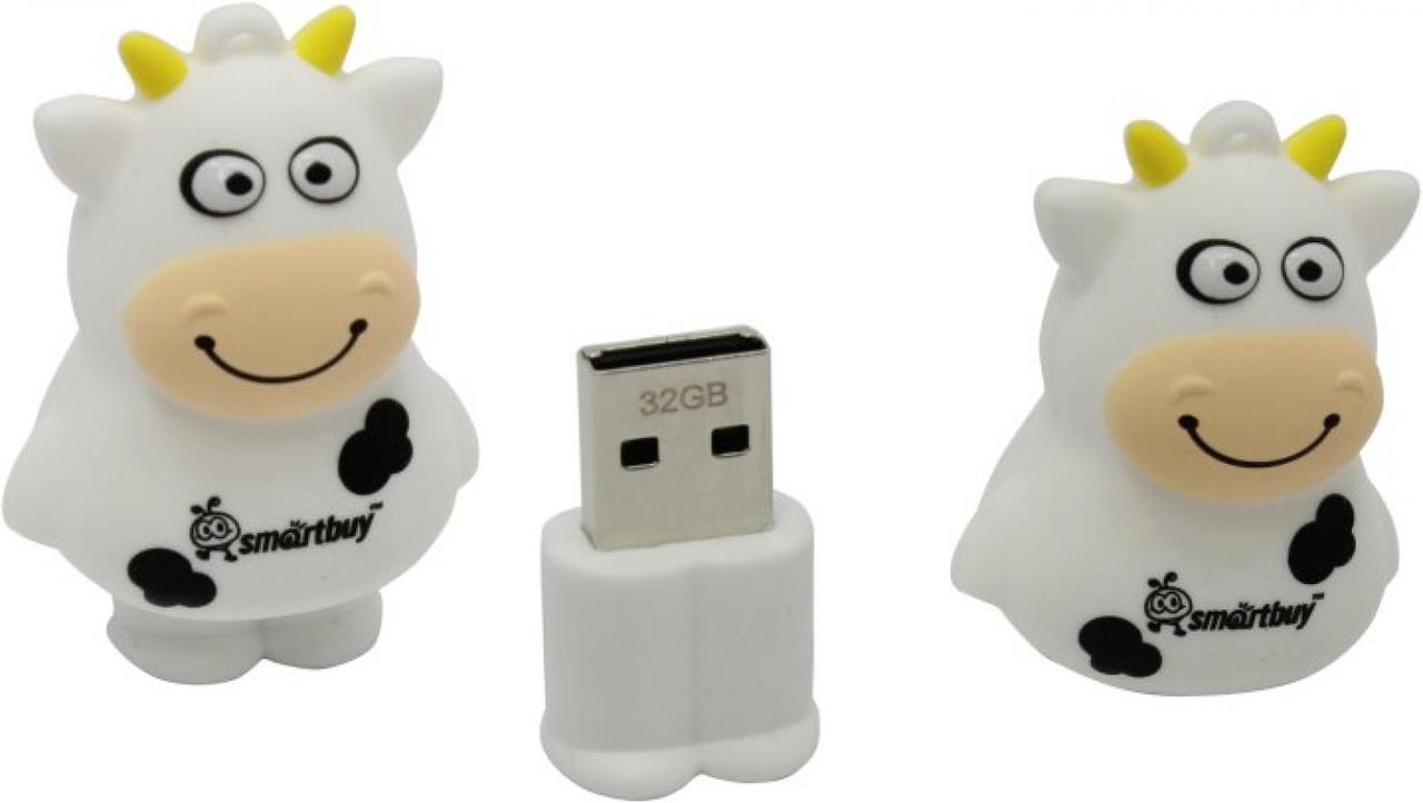 Накопитель SmartBuy Wild Cow SB32GBCow USB2.0 Flash Drive 32Gb (RTL) - фото 1 - id-p204487574