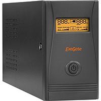 Exegate EP285478RUS ИБП ExeGate Power Smart ULB-850.LCD.AVR.EURO.RJ.USB 850VA/480W, LCD, AVR, 2 евророзетки,