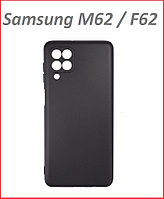 Чехол-накладка для Samsung Galaxy M62 SM-M625 / F62 (силикон) черный с защитой камеры