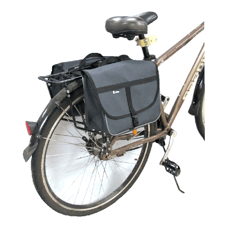 Велосумка КАНТРИ-2 на багажник (COURSE) чёрный - фото 2 - id-p204489187