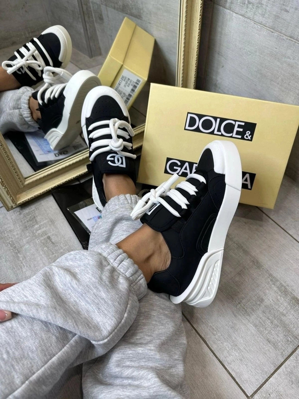 Женские кроссовки Dolce&Gabbana