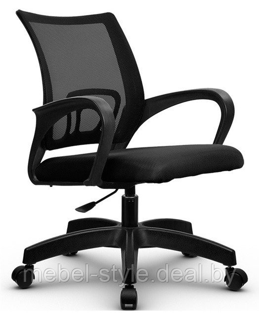 Кресло Metta CS -9 подлокотники 106, основание 001 для комфортной работы в офисе и дома в ткани сетка - фото 2 - id-p204489612