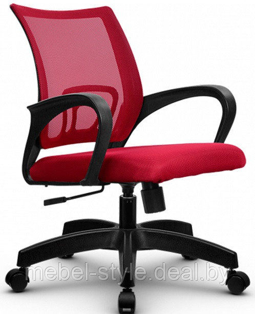 Кресло Metta CS -9 подлокотники 106, основание 001 для комфортной работы в офисе и дома в ткани сетка - фото 1 - id-p204489612