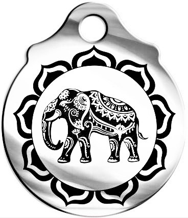Амулет-Талисман Индийский Слон, d-2см - изобилие и мудрость