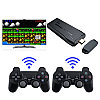Беспроводная игровая приставка (консоль) Wireless Controller  (2,4G 4K HD ТВ, 2 джойстика) 4500 встроенных игр, фото 5
