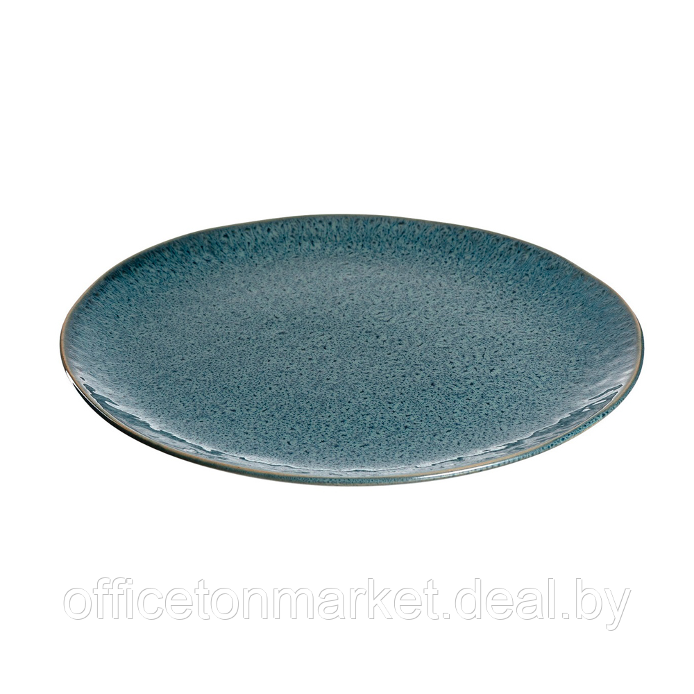 Тарелка керамическая "Matera", 27 см, голубая - фото 1 - id-p204491036