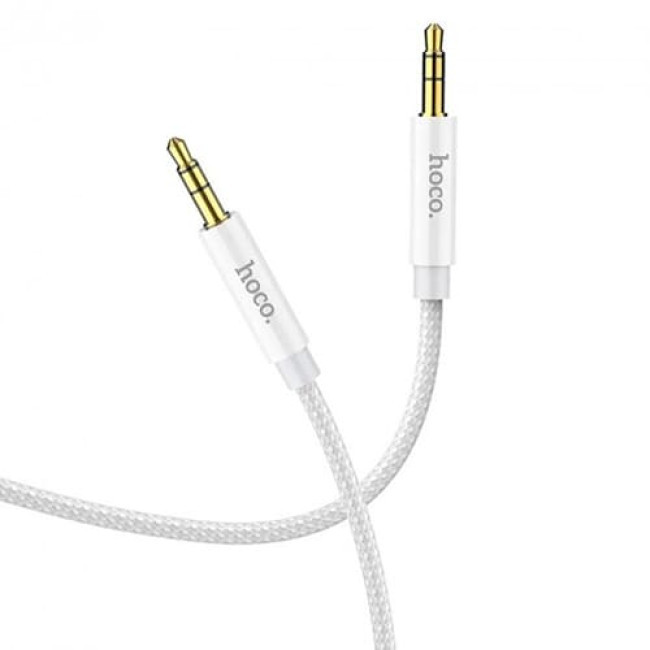 Аудио-кабель AUX Hoco UPA19, длина 2 метра (Белый) - фото 1 - id-p204500568