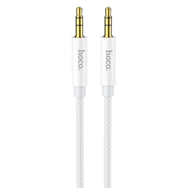Аудио-кабель AUX Hoco UPA19, длина 2 метра (Белый) - фото 2 - id-p204500568