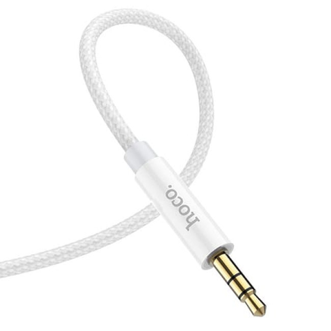 Аудио-кабель AUX Hoco UPA19, длина 2 метра (Белый) - фото 4 - id-p204500568