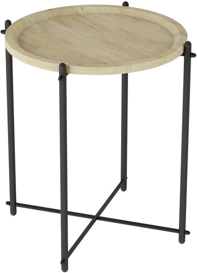 Журнальный столик Калифорния мебель Кнуд (дуб санремо/черный) - фото 1 - id-p203973692
