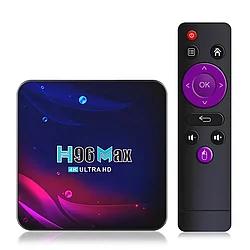 Смарт ТВ приставка H96 Max 4К ULTRA HD TV BOX 2/16 Гб Андроид 11.0