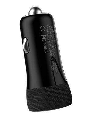 Автомобильное зарядное устройство USB HOCO Z21, 3.4A, 2 USB (2.4А), чёрный 556480 - фото 4 - id-p204509621
