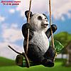 Подвесной декор "Панда на бамбуке" 24х15х25см, фото 2