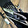 Колчан кожаный Набор для шашлыка и гриля Кизляр России 12 предметов Black Стрелок, фото 2