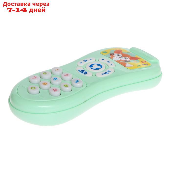 Обучающая игрушка "Умный пульт", свет, звук, цвет зелёный - фото 2 - id-p204474766