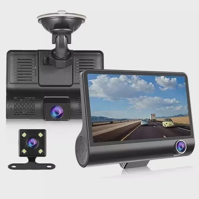Автомобильный видеорегистратор с 3 камерами VIDEO CARDVR Full HD 1080 - фото 2 - id-p204514303