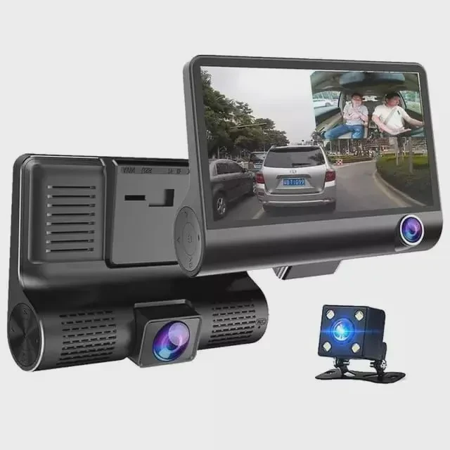 Автомобильный видеорегистратор с 3 камерами VIDEO CARDVR Full HD 1080 - фото 5 - id-p204514303