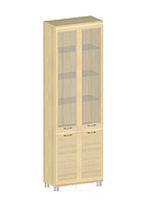 Шкаф с витриной Лером Мелисса ШК-2836-АС (ясень асахи)