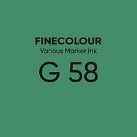 Чернила Finecolour Refill Ink для спиртового маркера, 21мл. (зеленый холли)