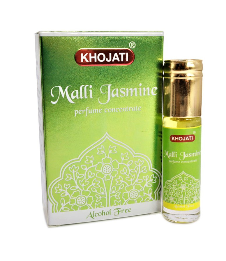 Индийские масляные духи Малли Жасмин Khojati Malli Jasmine, 6мл - цветущий жасмин - фото 1 - id-p204517527