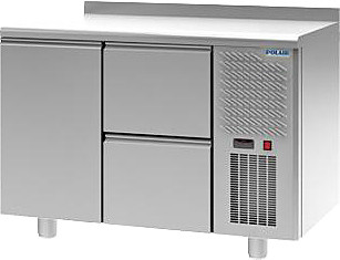 Стол холодильный POLAIR TM2-02-G с бортом - фото 1 - id-p204520270