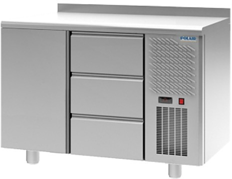 Стол холодильный POLAIR TM2-03-G с бортом - фото 1 - id-p204520640