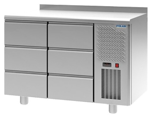 Стол холодильный POLAIR TM2-33-G с бортом - фото 1 - id-p204520768