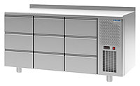 Стол холодильный POLAIR TM3-333-G с бортом
