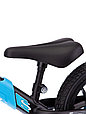 Беговел со светящимися колесами для детей Qplay Spark Balance Bike, голубой, фото 4