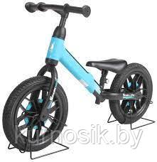 Беговел со светящимися колесами для детей Qplay Spark Balance Bike, голубой - фото 2 - id-p204522876