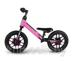 Беговел со светящимися колесами для детей Qplay Spark Balance Bike, розовый - фото 2 - id-p204522913