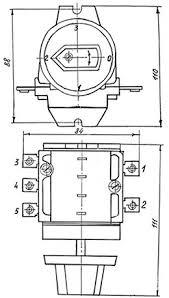 Поворотный переключатель кухонных плит (ППКП) (армамид) с ручкой - фото 2 - id-p204523009