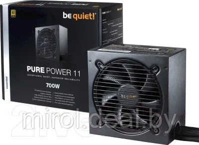 Блок питания для компьютера Be quiet! Pure Power 11 Gold Retail 700W (BN295) - фото 3 - id-p204527474