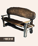 Комплект мебели “Майстр”  (2 скамейки, стол и 2 кресла, массив дуба), фото 3