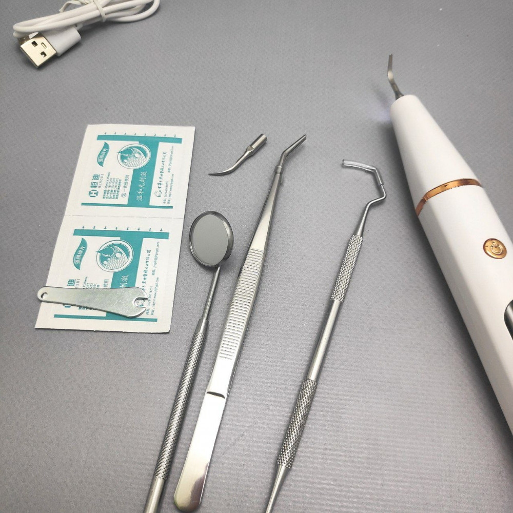 Ультразвуковой портативный скалер Electric Teeth Cleaner with LED Screen для отбеливания зубов и удаления - фото 4 - id-p204531001