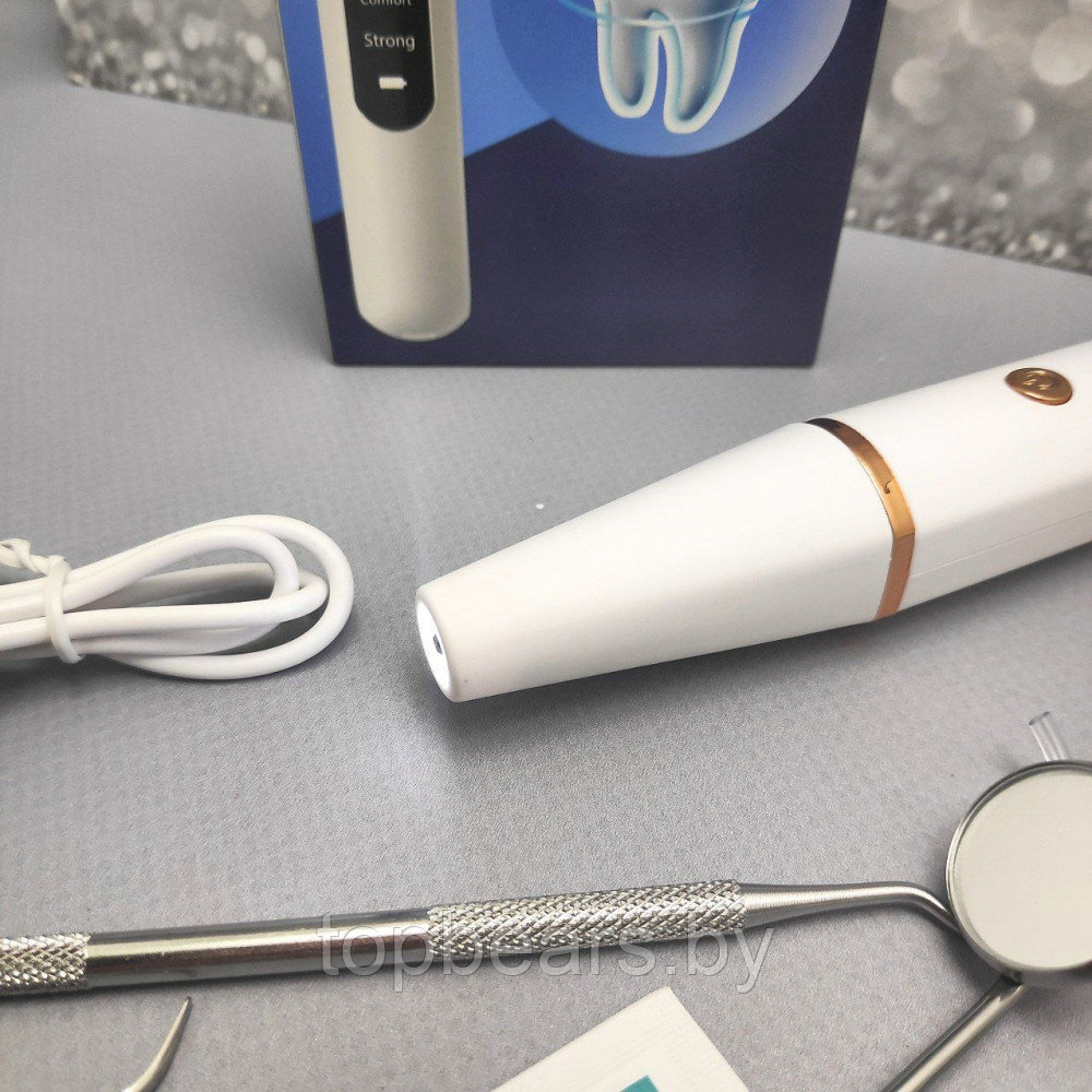 Ультразвуковой портативный скалер Electric Teeth Cleaner with LED Screen для отбеливания зубов и удаления - фото 7 - id-p204531036