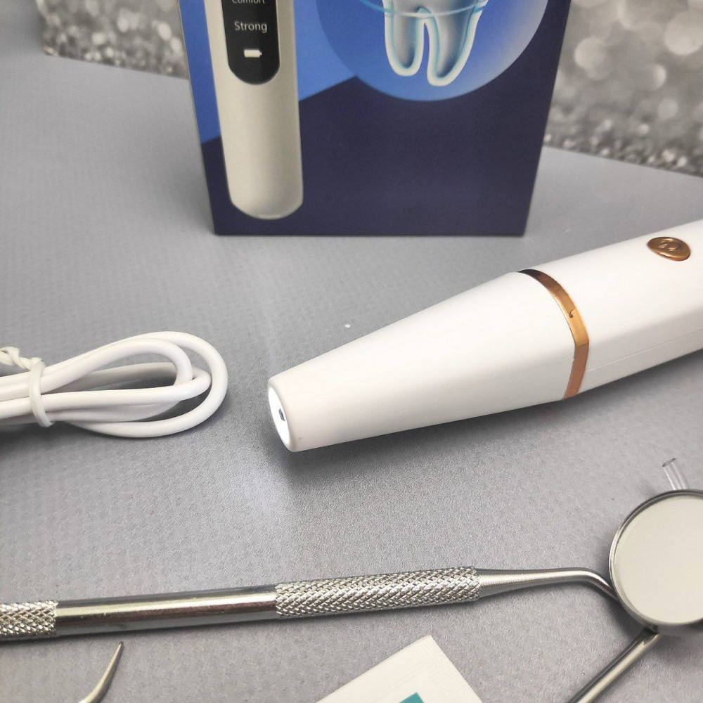 Ультразвуковой портативный скалер Electric Teeth Cleaner with LED Screen для отбеливания зубов и удаления - фото 7 - id-p204531060