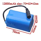 Аккумулятор для прикормочного кораблика 7.4V, 12 000 mAh, для кораблика и др., фото 2