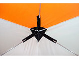 Зимняя палатка Призма (1-сл) Композит 185*185 (бело-оранжевый) , 1093, фото 2
