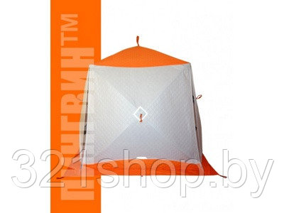 Зимняя палатка Призма Премиум Термолайт 215*215 Композит (3-сл) (бело-оранжевый) , 1105